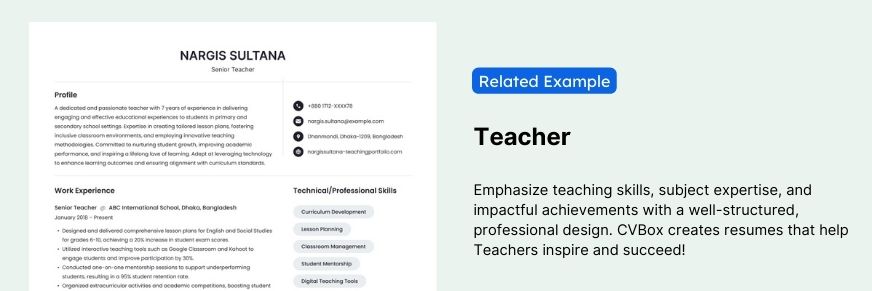 Best CV Format for Freshers and Professionals in Bangladesh